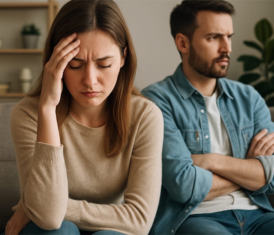 Женщина с проблемами в интимных отношениях